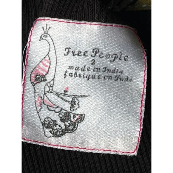 Free People Vintage Embelished Boho Sleeveless Blouse Size XS - Picture 5 of 10